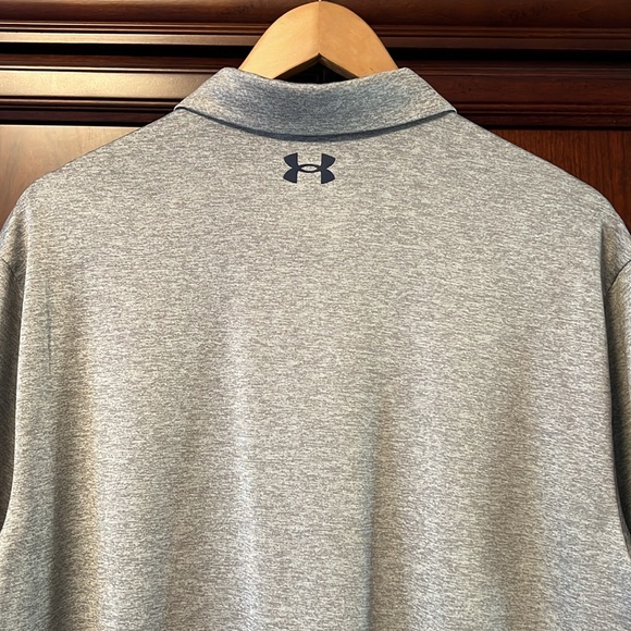 New without tags Under Armour Rare The Playoff Polo Orange/Gray Le Polo Play-Off - Picture 7 of 8